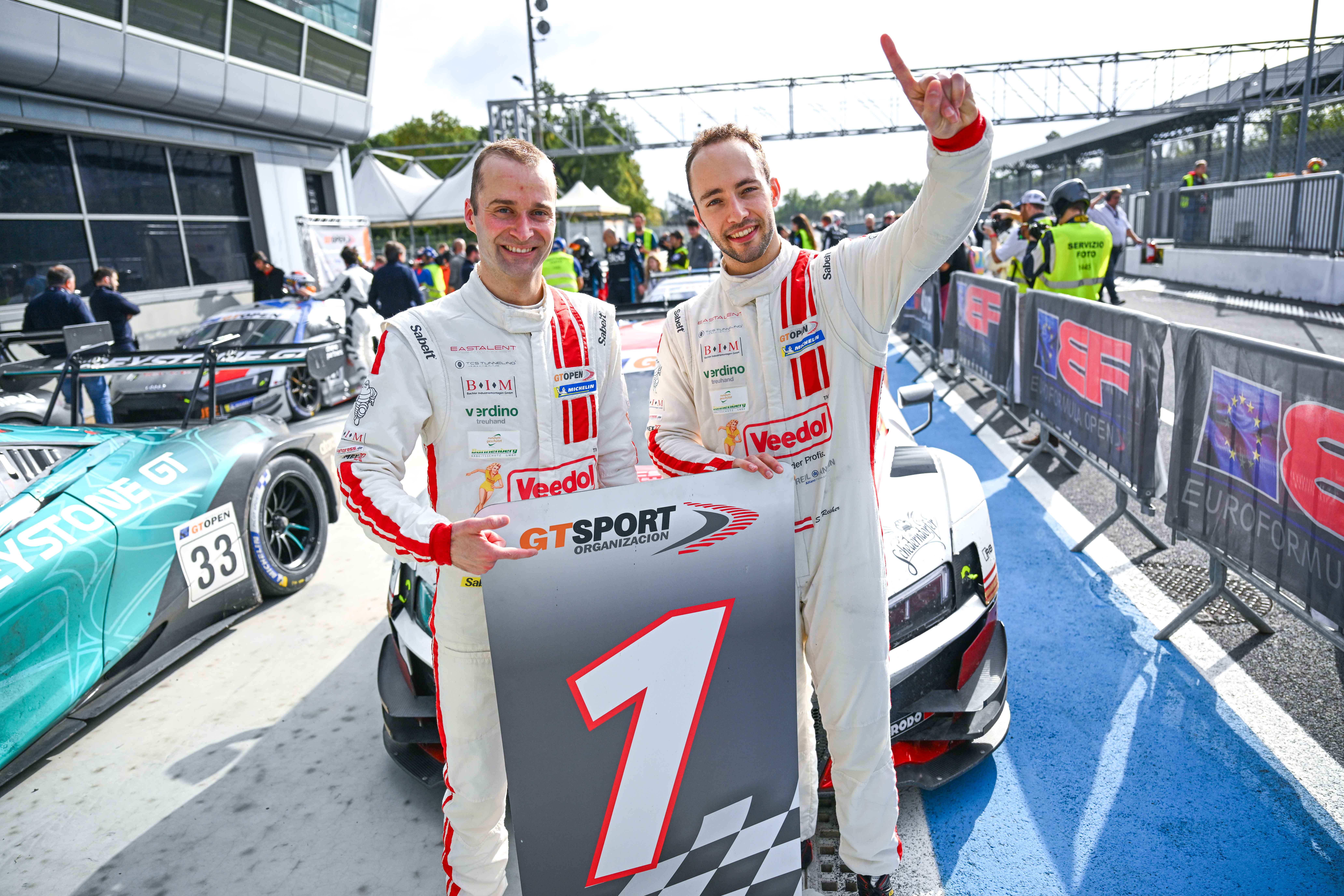 Simon Reicher and Christopher Haase (Eastalent Racing Audi)were crowned